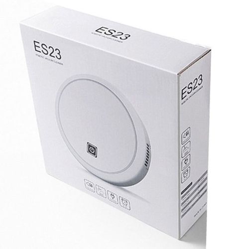 Робот пилосос Clean ES23 White, Автоматичний розумний пилосос на акумуляторі білий