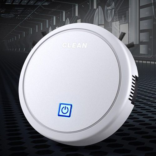 Робот пилосос Clean ES23 White, Автоматичний розумний пилосос на акумуляторі білий