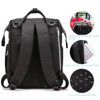 Сумка рюкзак ліжечко для мам 3 в 1 Living Traveling Share R053 Baby Travel Bed-Bag Black Чорний