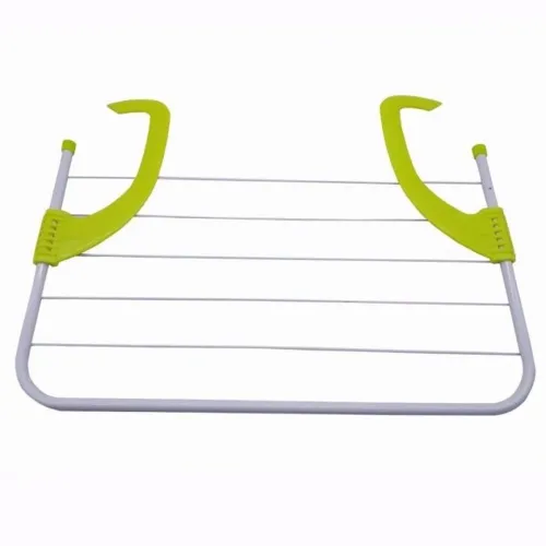 Навісна сушарка для білизни Fold Clothes Shelf Зелена, знімна переносна сушка для одягу та взуття, підвісна на батарею, ванну, двері, підвіконня