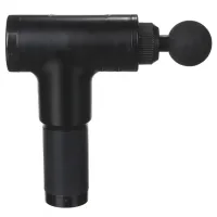 Мышечный массажер пистолет Fascial Gun FH-320 Black для тела, портативный ручной ударный массажер-пистолет KH-320 YX-908 Черный 