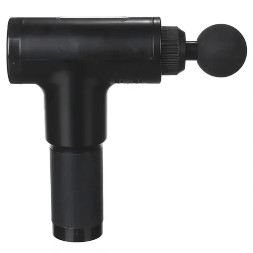 Мышечный массажер пистолет Fascial Gun FH-320 Black для тела, портативный ручной ударный массажер-пистолет KH-320 YX-908 Черный 