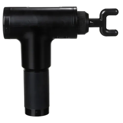Мышечный массажер пистолет Fascial Gun FH-320 Black для тела, портативный ручной ударный массажер-пистолет KH-320 YX-908 Черный 