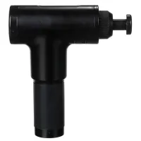 Мышечный массажер пистолет Fascial Gun FH-320 Black для тела, портативный ручной ударный массажер-пистолет KH-320 YX-908 Черный 