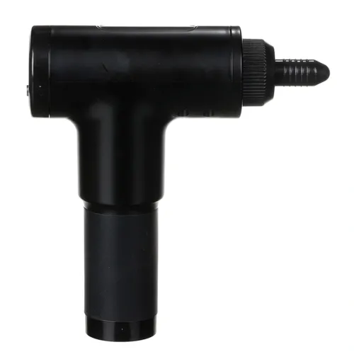 Мышечный массажер пистолет Fascial Gun FH-320 Black для тела, портативный ручной ударный массажер-пистолет KH-320 YX-908 Черный 