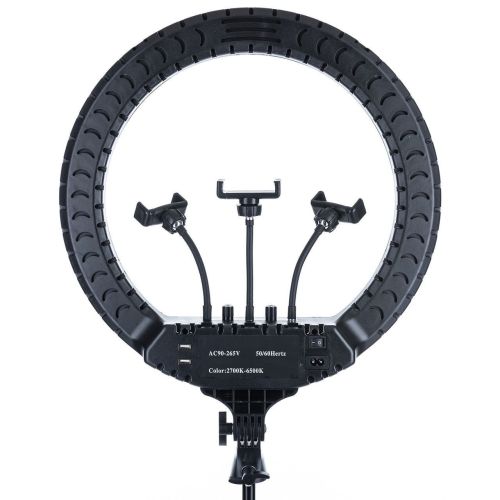 Кольорова кільцева LED лампа Soft Ring Light RGB MJ18 45 см 18 " студійна Світлодіодна різнобарвна лампа для блогера MJ45, MJ-450