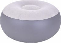 Надувний диван з пуфом Air Sofa Intex 68564, надувне велюрове крісло з пуфом SF-936