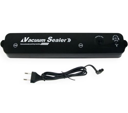 Вакуумний пакувальник пакетів New vacuum Sealer LP-11 Автоматичний вакууматор, апарат вакуумайзер для упаковки і зберігання їжі, продуктів Чорний
