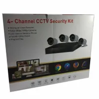 Комплект відеоспостереження відеореєстратор UKC DVR KIT CAD D001 2MP \ 4ch 4-канальний, набір вуличних 4 камер для зовнішнього спостереження 7004