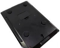 Кухонні електронні ваги Domotec MS-912 від 1 гр до 7 кг, прямокутні сенсорні ваги MX - 402 з плоскою платформою для зважування продуктів чорні