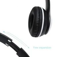 Бездротові накладні навушники EDR P47 Bluetooth з плеєром і microSD з мікрофоном і FM радіо, блютуз стерео навушники solo 2