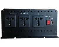 Автомобільний інвертор UN-3062 7000W 12V-220v, Авто перетворювач напруги струму від прикурювача і акумулятора 12В 7000В з захистом від перегріву