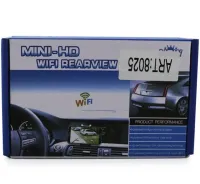 Бездротова автомобільна камера заднього виду Globus GPS GL-Wi1 з Wi-Fi модулем, WIFI HD відеокамера 8025 з кріпленням метелик для автомобіля