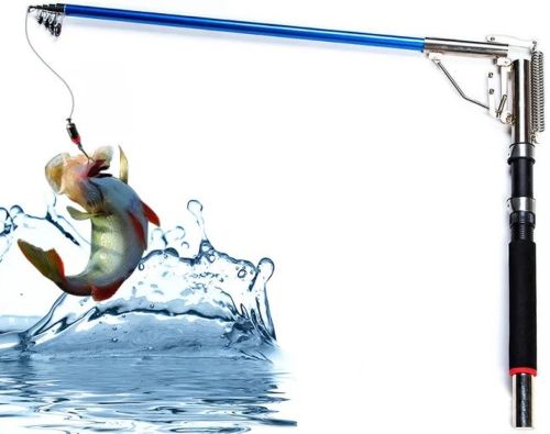 Самоподсекающая удочка Supretto TurboFish 2,7 метра, спиннинг Автоматическая удочка Король рыбалки Fishergoman