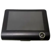 Автомобільний відеореєстратор DVR T655 HDR LCD 4 " Full Hd 3 камери, авторегістратор з камерою заднього виду з автономним живленням і датчиком удару