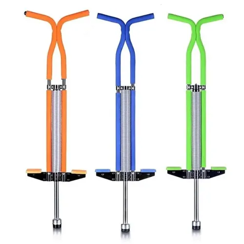 Дитячий джампер Коник на пружині Street Hit Pogo Stick, палиця скакалка для дітей, стрибучий тренажер палиця-скакалка Пого Стік для стрибків до 50 кг
