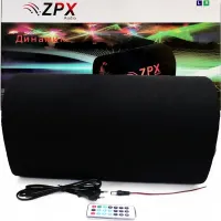 Автомобільний Активний Bluetooth сабвуфер бочка ZPX ZX-10SUB 1000W 10 " дюймів з вбудованим підсилювачем і пультом, Автомобільна колонка саб в машину