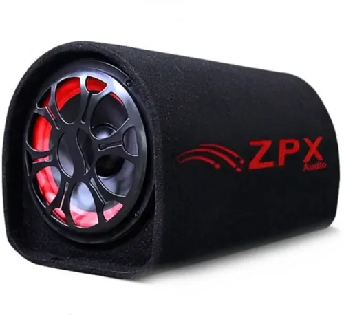 Автомобільний Активний Bluetooth сабвуфер бочка ZPX ZX-10SUB 1000W 10 " дюймів з вбудованим підсилювачем і пультом, Автомобільна колонка саб в машину