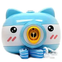Дитячий генератор мильних бульбашок Свинка Bubble Camera HJ-458 у вигляді фотоапарата, іграшка фотоапарат для пускання мильних бульбашок на батарейках