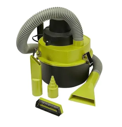 Автомобільний пилосос The Black Multifunction Auto Vacuum 100 W для сухого та вологого прибирання в салоні від прикурювача 12V 3 насадки для авто