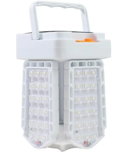 Кемпінговий складаний ліхтар Solar X-Balog BL - 2030 72Led на сонячній батареї, акумуляторна розкладна лампа Bailong 3 режими з USB зарядкою Білий