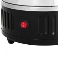 Вертикальная шашлычница электрическая Domotec MS-7781 1000W на 6 шампуров Black электрошашлычница черная