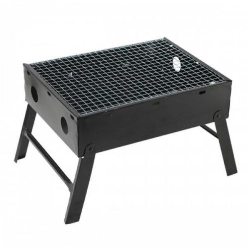 Складной барбекю гриль Morpilot TL-353 BBQ Black, 35 см, черный портативный мангал, Мини / Барбекюшница