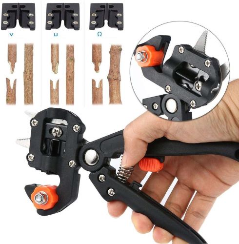 Прищепний секатор Titan Professional Grafting Tool SC-8201 з 3 ножами для обрізки Білоруський для щеплення