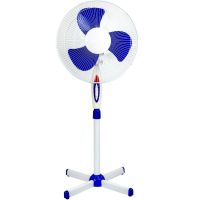 Підлоговий вентилятор Opera OP-1619 40 см stand fan 16 " 40W з регулюванням висоти, Безшумний вентилятор Опера 40Вт на підлогу 3 швидкості Білий