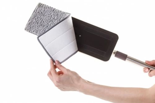 Швабра лентяйка Supretto Scratch Cleaning Mop с большим ведром и автоматическим отжимом, большая с самоотжимом Spin Mop 360