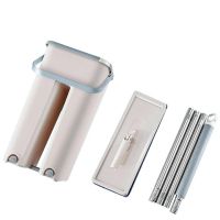 Швабра лентяйка Supretto Scratch Cleaning Mop с большим ведром и автоматическим отжимом, большая с самоотжимом Spin Mop 360