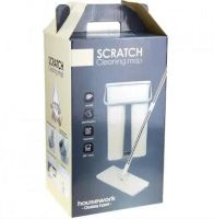 Швабра лентяйка Supretto Scratch Cleaning Mop с большим ведром и автоматическим отжимом, большая с самоотжимом Spin Mop 360