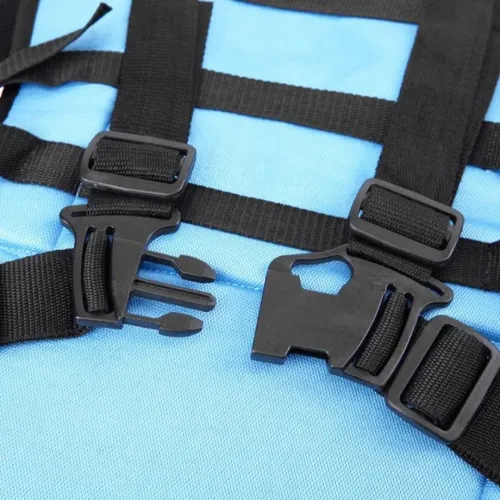 Детское бескаркасное автокресло Multi Function Car Cushion Синий, Универсальное авто кресло ребенку в машину до 25 кг, Удобное автомобильное кресло