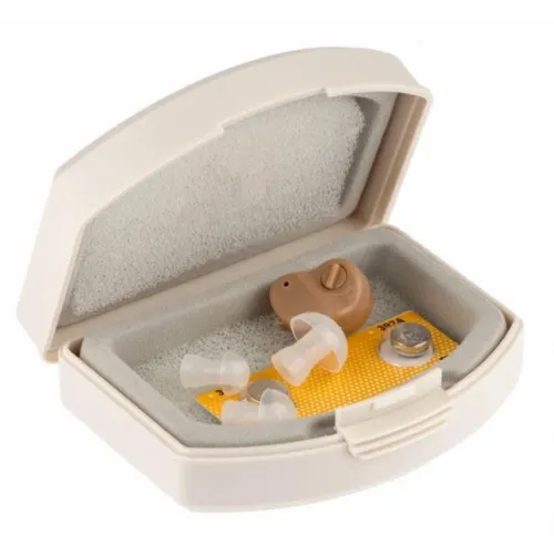 Міні слуховий апарат Xingma XM-900A з боксом для зберігання слуховий внутрішньовушний апарат для посилення слуху від батарейок підсилювач звуку K-80