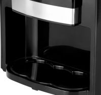 Капельная кофеварка на две чашки Domotec MS-0708 c 2 керамическими чашками, домашняя электрическая кофемашина для чая и кофе на 0.3 л 500W Черная