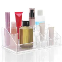Настільний акриловий органайзер акриловий Cosmetic Storage Box для косметики і дрібниць, косметичний бокс з висувними ящиками прозорий