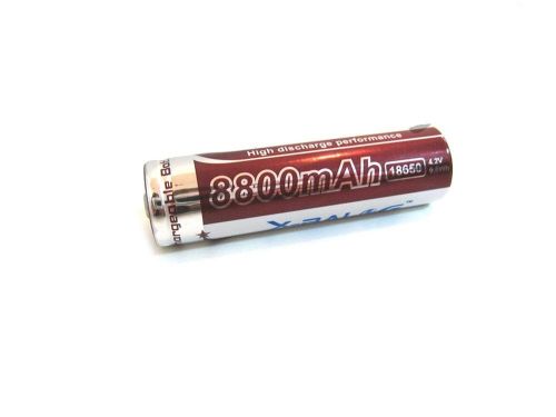 Акумуляторна літій-іонна батарейка X-Balog 18650 Li-Ion, 8800 mAh 4.2 V / універсальна акумуляторна батарея 8800 маг