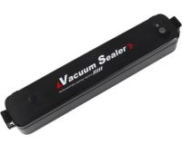Вакуумний пакувальник пакетів New vacuum Sealer LP-11 Автоматичний вакууматор, апарат вакуумайзер для упаковки і зберігання їжі, продуктів Чорний