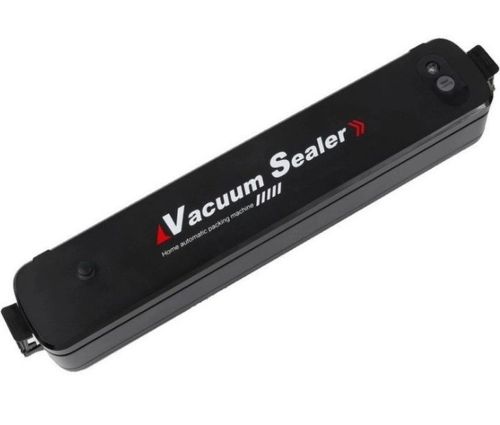 Вакуумний пакувальник пакетів New vacuum Sealer LP-11 Автоматичний вакууматор, апарат вакуумайзер для упаковки і зберігання їжі, продуктів Чорний