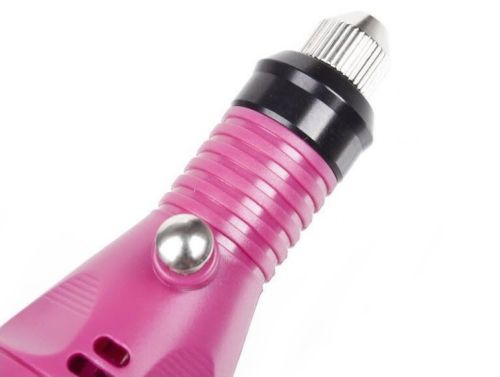 Фрезер-ручка 20000 оборотів/хв Bucos Nail Drill ZS-100 для апаратного манікюру і педикюру фрейзер для полірування 6 в 1, + набір фрез Рожевий