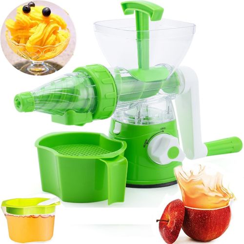 Ручная портативная соковыжималка Multi-Function Juicing Machine RF-707 для фруктов и овощей с зажимом, Шнековая многофункциональная