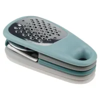 Брелок-органайзер Kitchenware з кухонного приладдя 5 предметів, Набір для кухні Терка, відкривачка, ніж, овощечистка на брелоку для кемпінгу