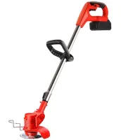 Бездротова газонокосарка тример Fox YM-GCJ-1 24V 3Ah для косіння трави та кущів 2 акумулятора, акумуляторна косарка кущоріз для стрижки саду