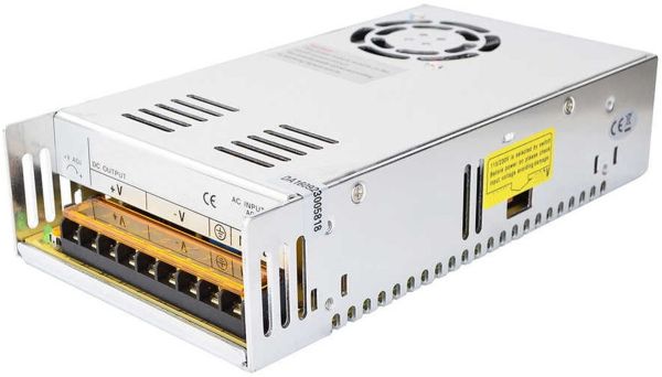 Універсальний блок живлення адаптер 12V 30A 360W Brille S-360-12 Metall для SMD світлодіодних стрічок моніторів