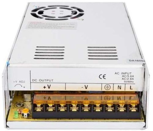 Універсальний блок живлення адаптер 12V 20A 240W Brille S-240-12 Metall для SMD світлодіодних стрічок моніторів