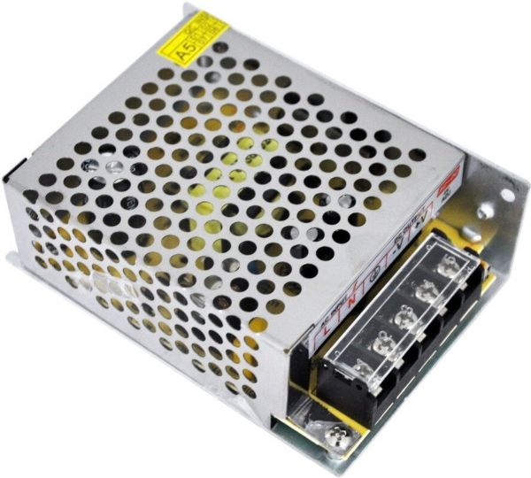 Універсальний блок живлення адаптер 12V 3.5 A 42w Brille S-42-12 Metall для SMD світлодіодних стрічок моніторів і