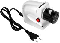 Электрическая точилка для ножей и кухонных ножниц от сети Electric Knife Sharpener 2 в 1 проводной станок точило инструмент для заточки лезвий 220V