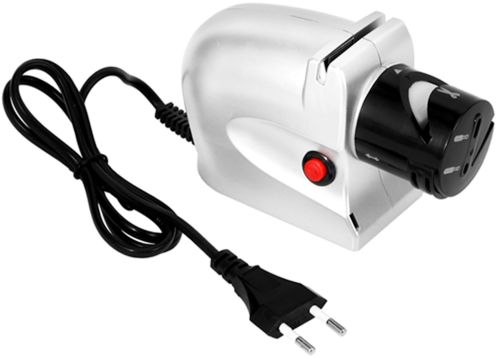 Электрическая точилка для ножей и кухонных ножниц от сети Electric Knife Sharpener 2 в 1 проводной станок точило инструмент для заточки лезвий 220V