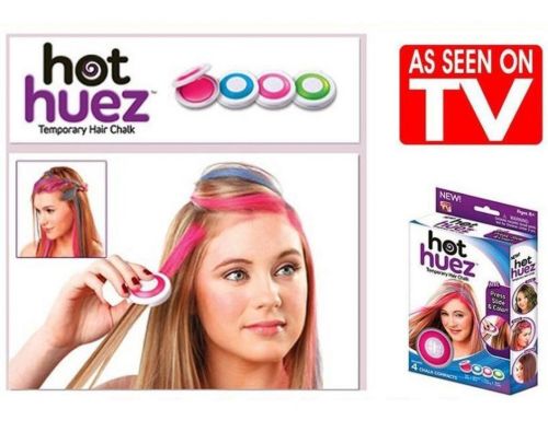 Кольорова крейда пудра для волосся hot huez оригінал Хот Хуез-Миттєве фарбування