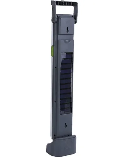 Аварійний світлодіодний ліхтар Solar HEL-6855T 3600 mah із сонячною панеллю, Акумуляторний світильник повербанк 45 LED світлодіодна лампа з USB